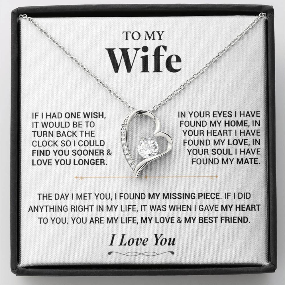 To My Wife Necklace, Anniversary Gift For Wife, Wife Birthday, Gift For Wife 19_7