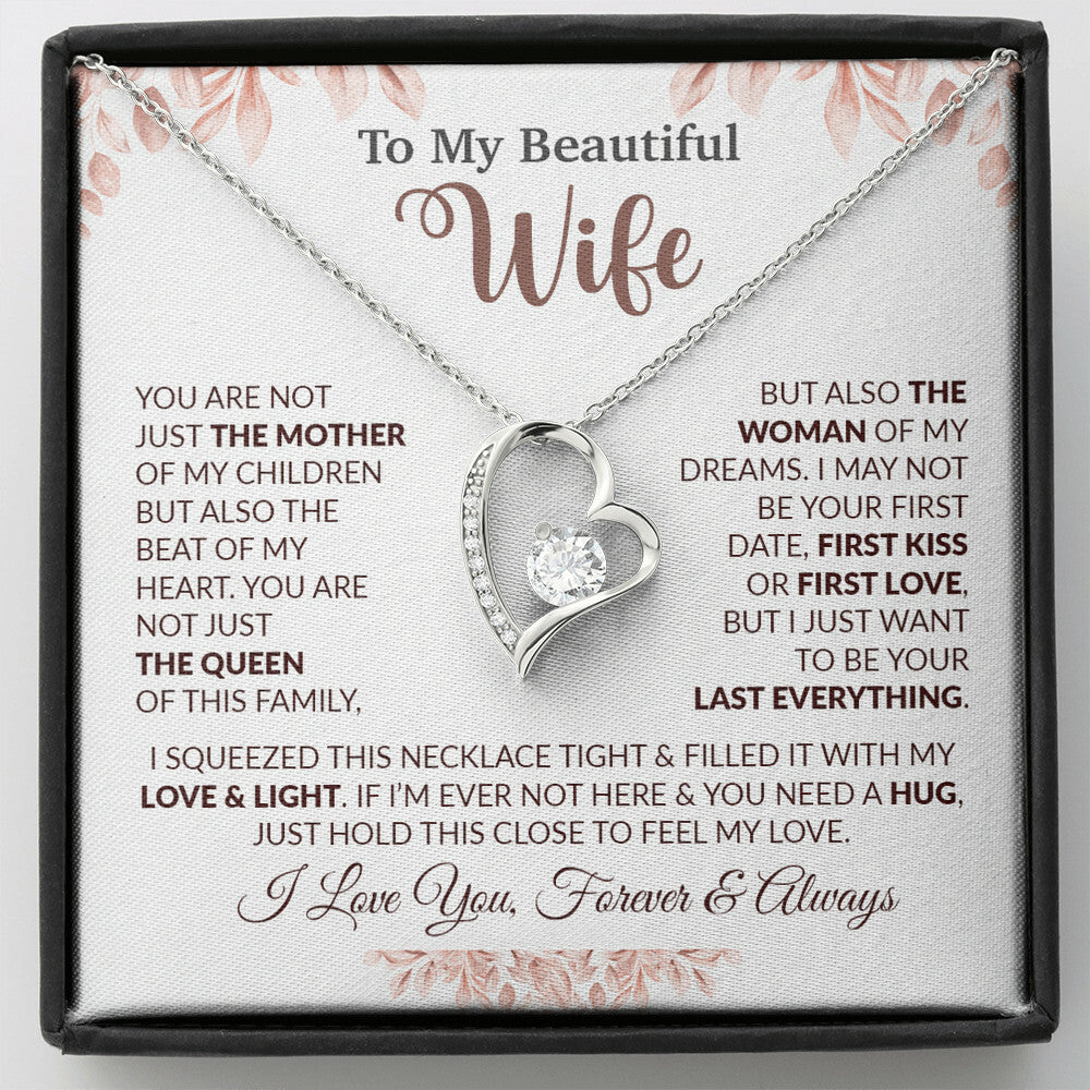 To My Wife Necklace, Wife Gift From Husband, Wife Husband Necklace, Christmas Gift 14_9