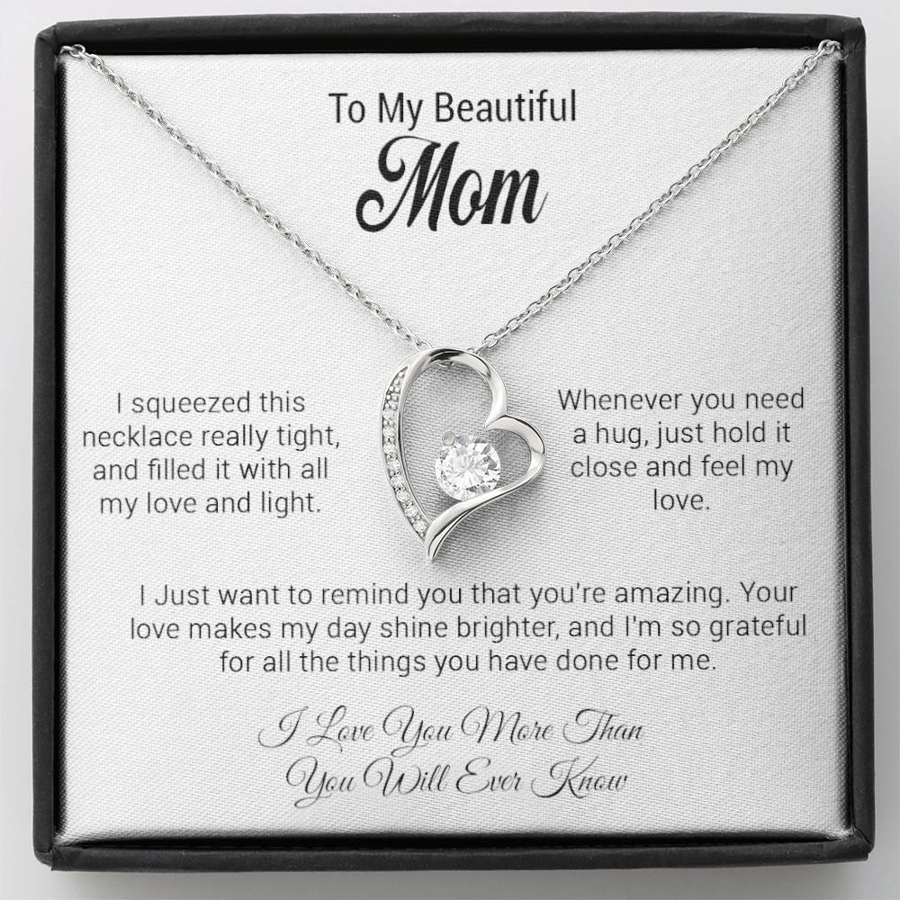 To My Mom Necklace, Gift For Mom, Birthday Gift For Mom, Mother's Day Gift