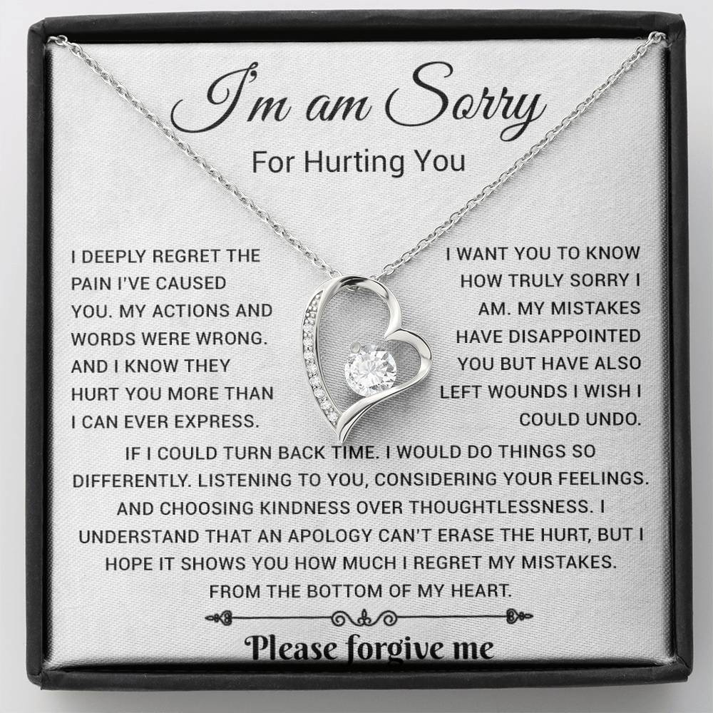 I'm Sorry Gift For Wife Necklace, Sorry Gift for Girlfriend, Forgiveness Gift For Her 25_5