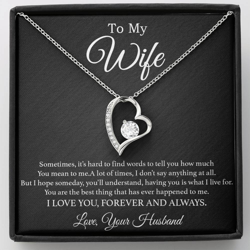 To My Wife Necklace, Gift For Wife, Anniversary Gift For Wife, Necklace For Wife 28_2