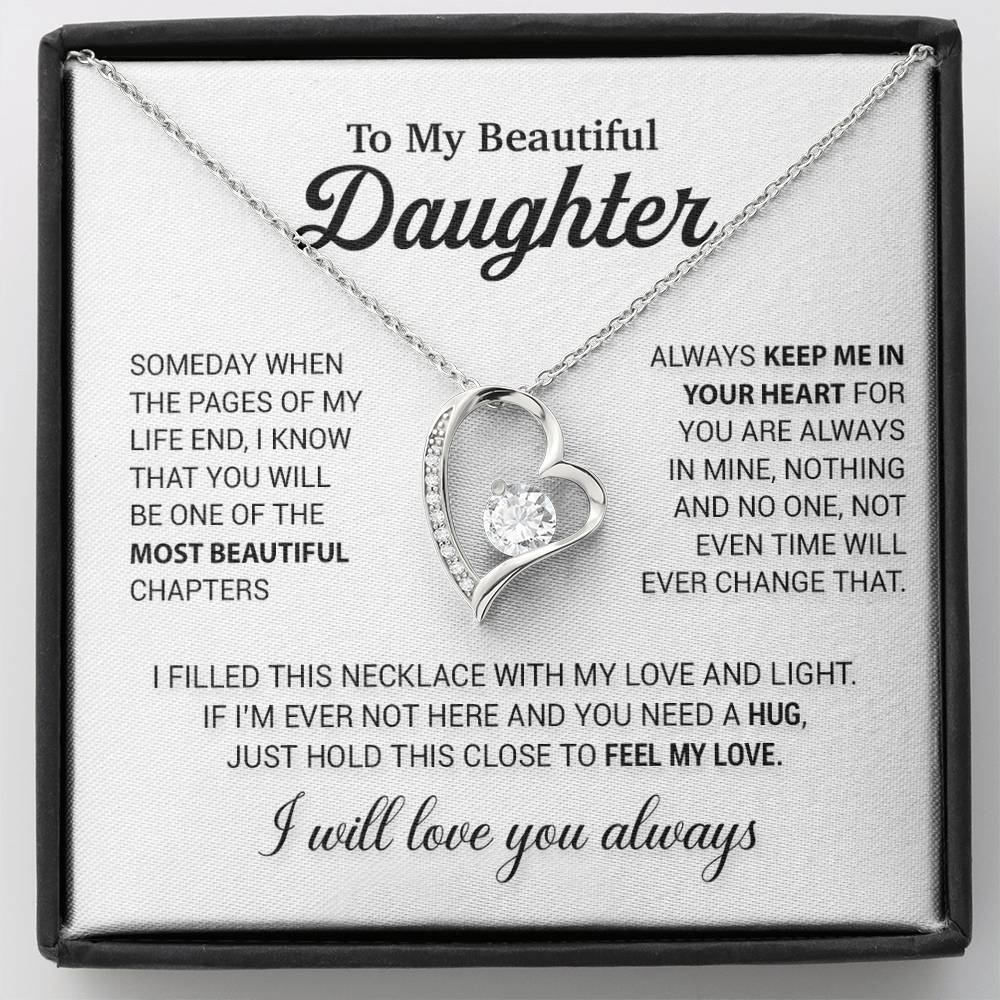 Daughter Necklace, Gift For Daughter, Daughter Birthday Gift, To My Daughter