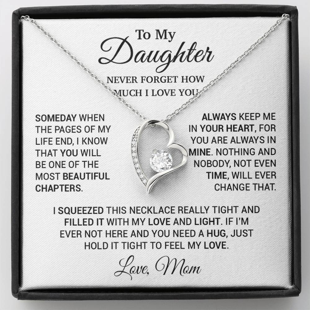 To My Daughter Necklace, Daughter Mother Necklace, Daughter Gift From Mom 23_10