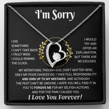 I'm Sorry Necklace Gifts, Apology Gifts For Her, Forgiveness Gift, Wife Gift 12_11