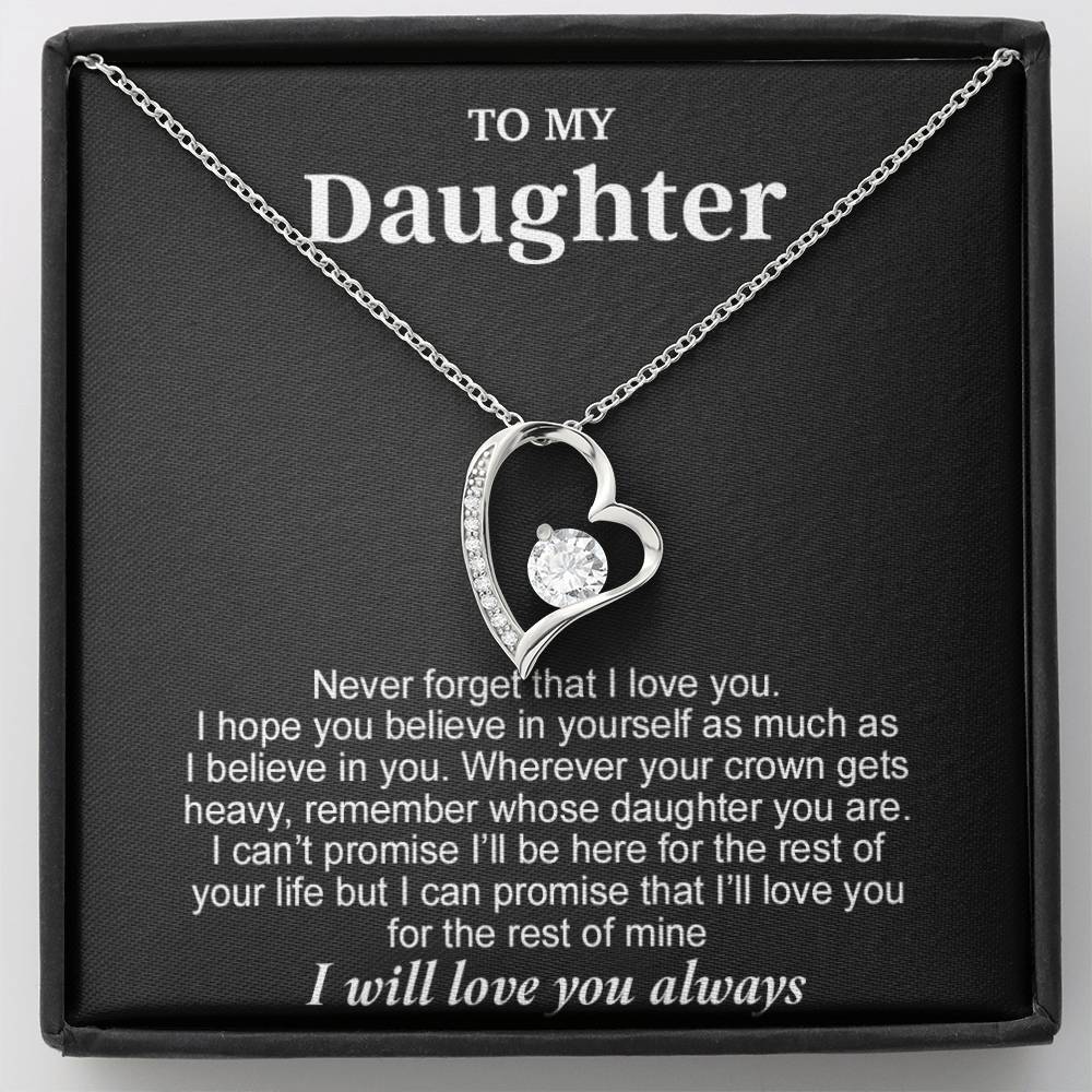 To My Daughter Necklace, Birthday Gift For Daughter From Mom, Xmas Gifts for Her 10_8