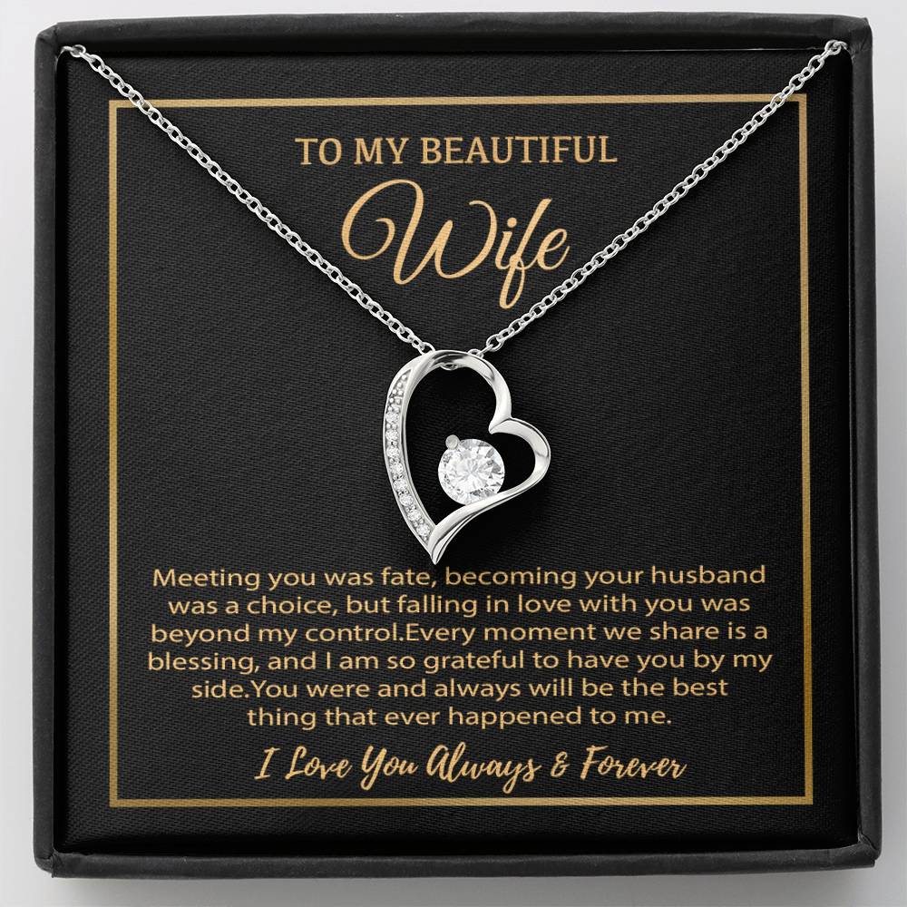 To My Wife Necklace, Christmas Gifts For Women, Anniversary Gift For Wife 19_12