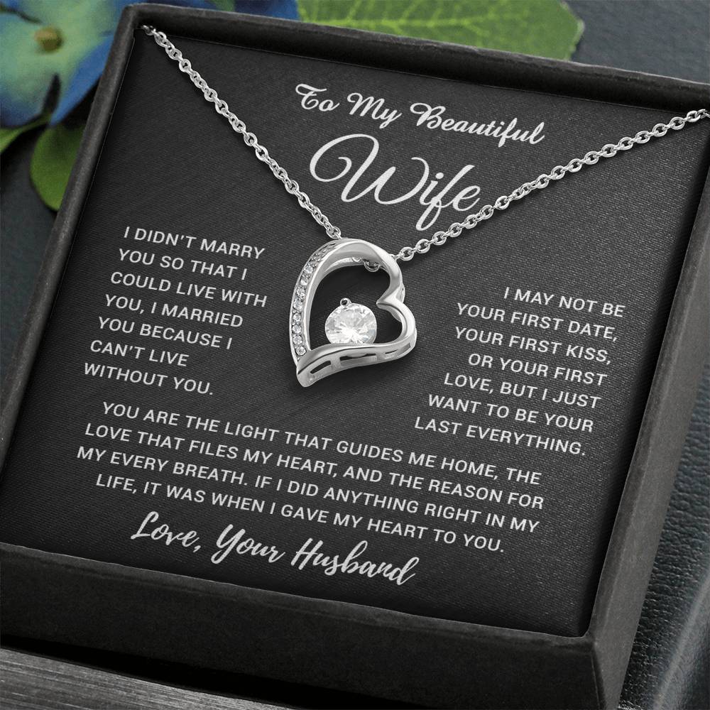 To My Wife Necklace, Gift For Wife, Anniversary Gift For Wife, Necklace For Wife 4_5