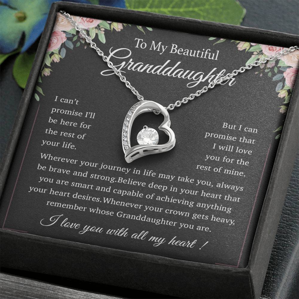 To My Granddaughter Necklace, Granddaughter Gift from Grandpa, Christmas Gift 22_11