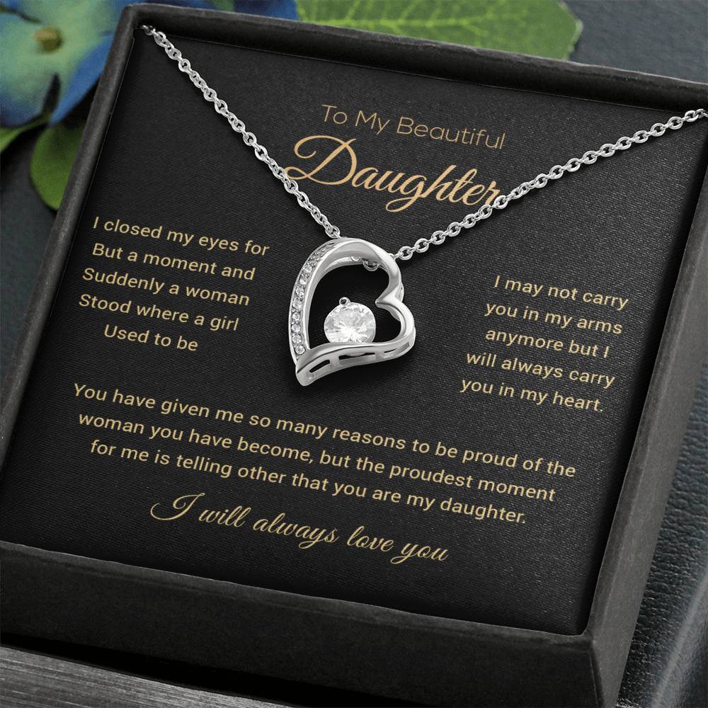 To My Daughter Necklace, Daughter Gift from Dad, Mom, Daughter Birthday Gift, Christmas Gift for Her 29_11