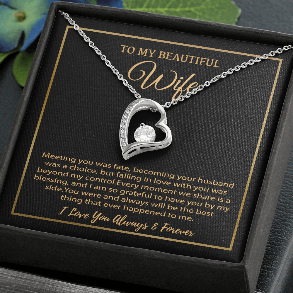 To My Wife Necklace, Christmas Gifts For Women, Anniversary Gift For Wife 19_12