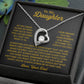To My Daughter Necklace, Daughter Father Necklace, Daughter Gift From Dad 1_8_Gold