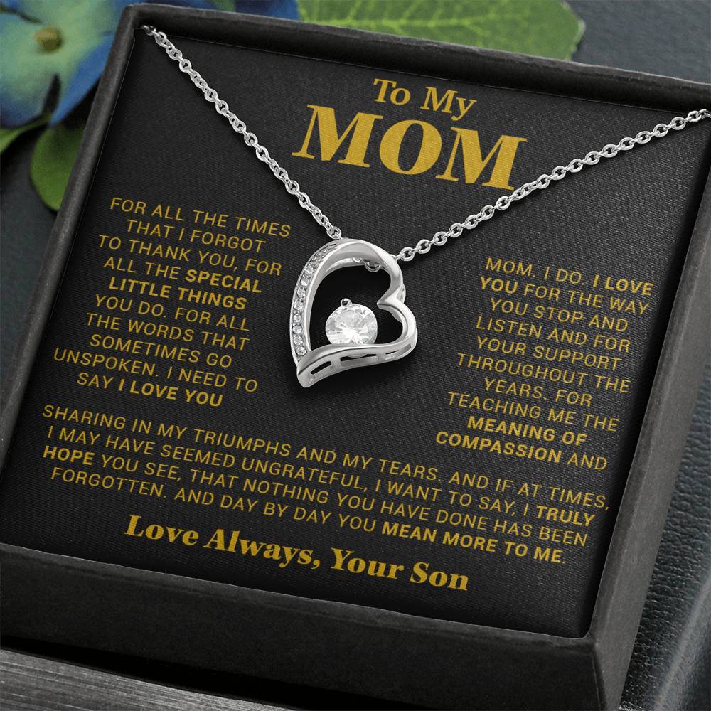 To My Mom Gift for Mother from Son From Daughter Mom Birthday Gift, Mothers Day_Gold
