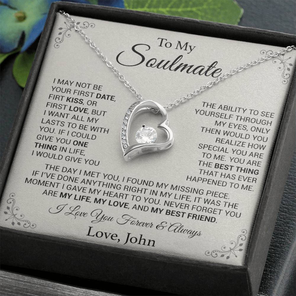 Custom To My Soulmate Necklace, Anniversary Gift, Birthday Gift, Christmas Gift 22_8