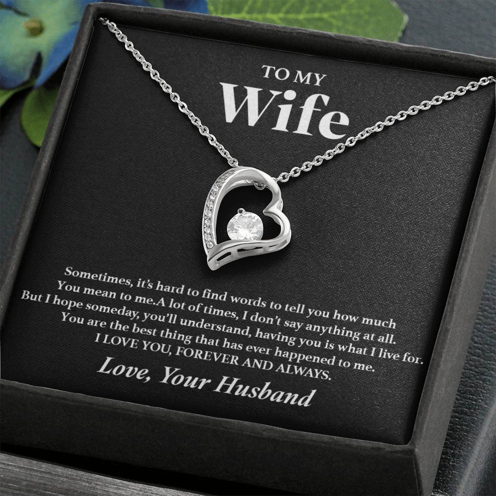 To My Wife Necklace, Gift For Wife, Anniversary Gift For Wife, Necklace For Wife