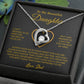 To My Daughter Necklace, Gift for Daughter from Dad, Father Daughter Necklace 6_6_Gold