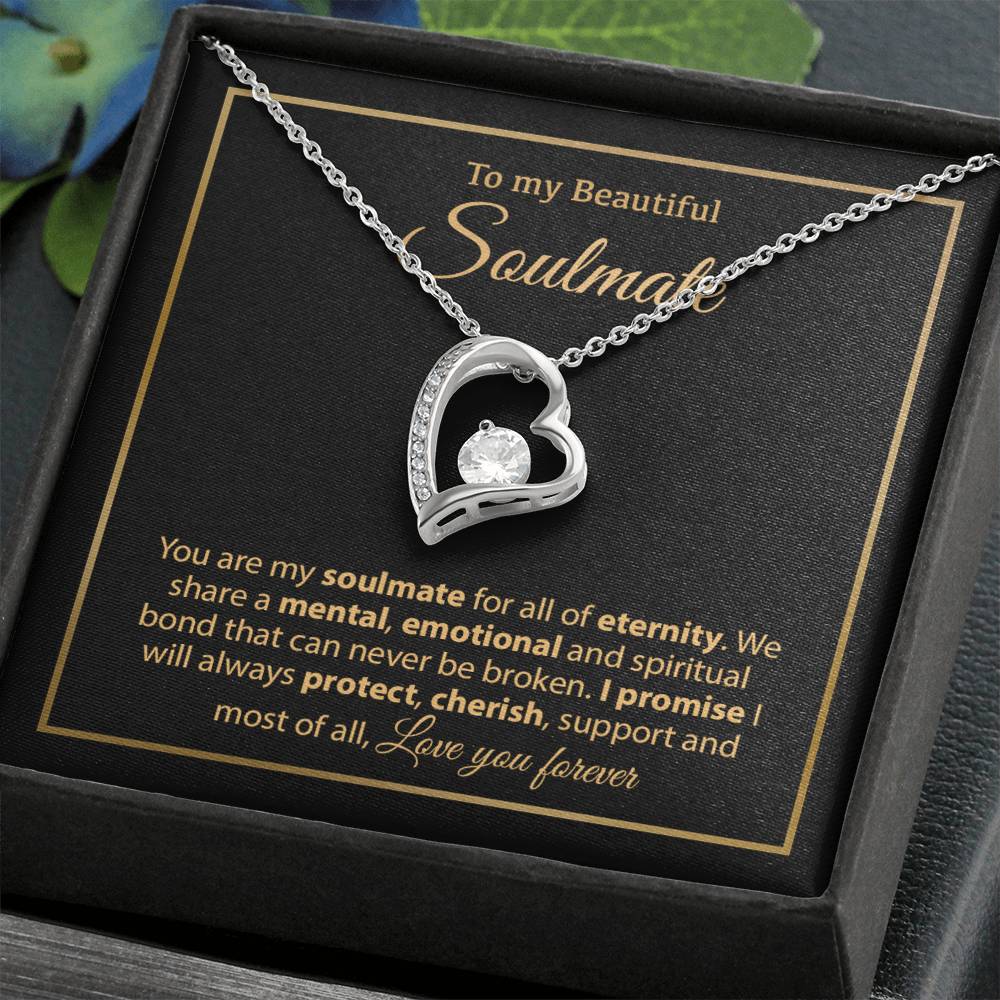 To My Soulmate Necklace,Anniversary, Valentine Gift for Wife, Girlfriend 19_12