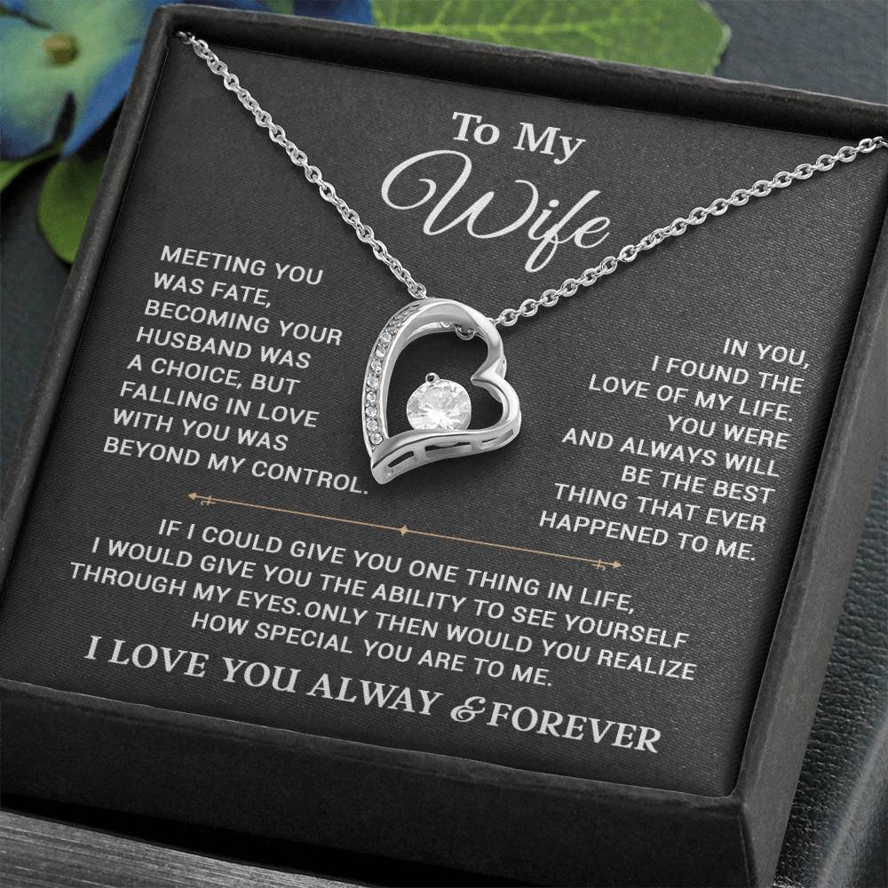 To My Wife Necklace, Gift For Wife, Anniversary Gift,Christmas Gift 7_10
