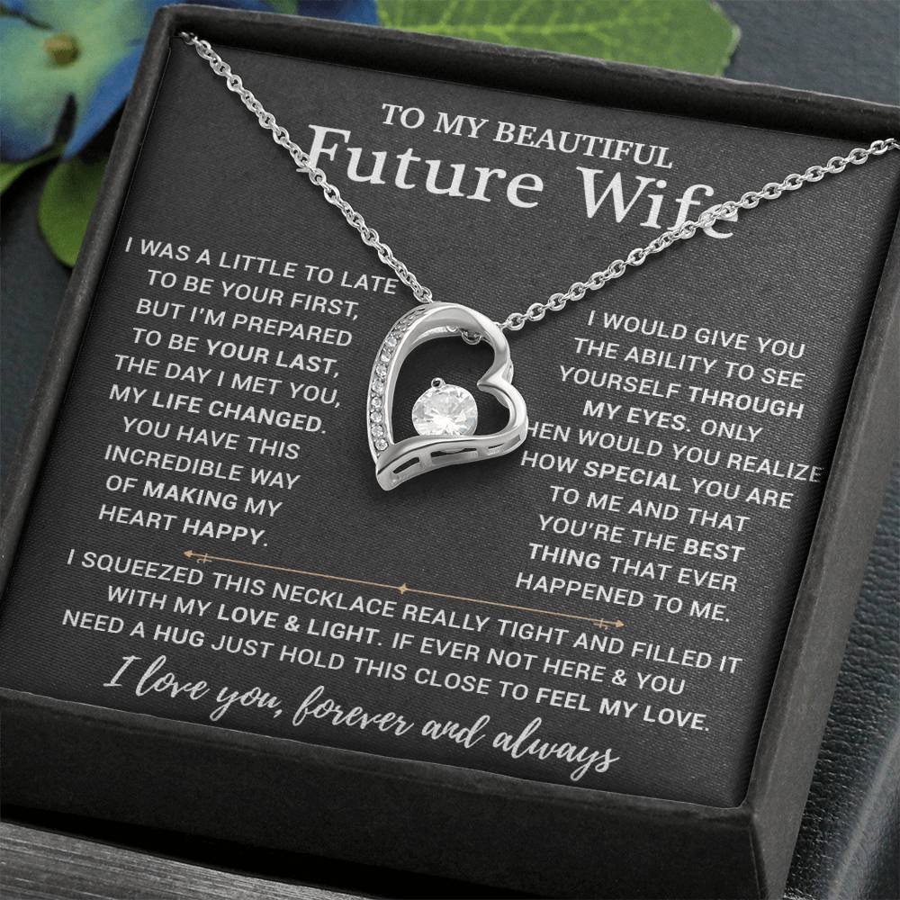 To My Beautiful Future Wife Necklace, Anniversary Birthday Christmas Gift for Her 12_11