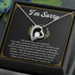 I'm Sorry Necklace Gifts, Apology Gifts For Her, Forgiveness Gift, Wife Gift 1_11