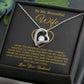 To My Wife Necklace, Gift For Wife, Anniversary Gift For Wife, Necklace For Wife 27_5_Gold