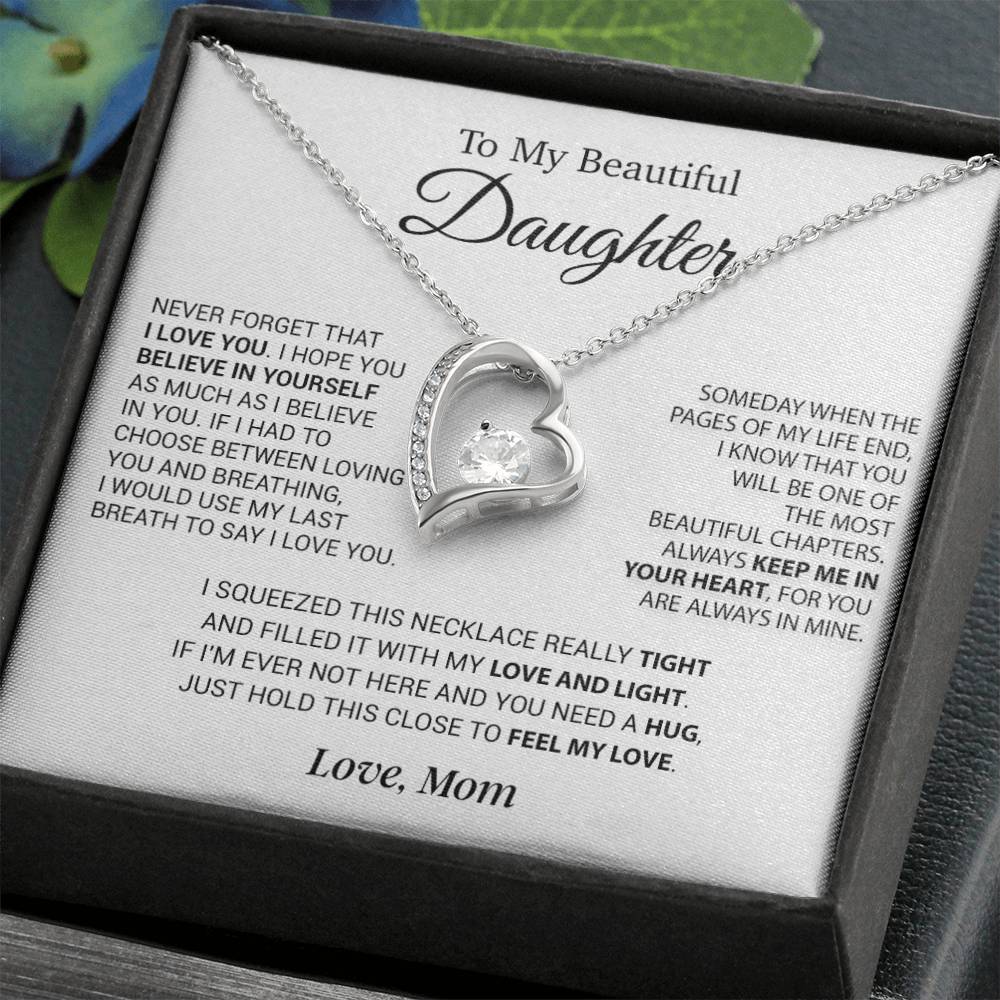 To My Daughter Necklace, Daughter Mother Necklace, Daughter Gift From Mom 14_11