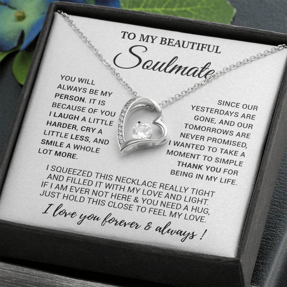 To My Soulmate Necklace, Christmas, Valentine Gift For Her, Gift For Soulmate 29_3