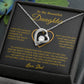 To My Daughter Necklace, Gift for Daughter from Dad, Father Daughter Necklace 7_6_Gold