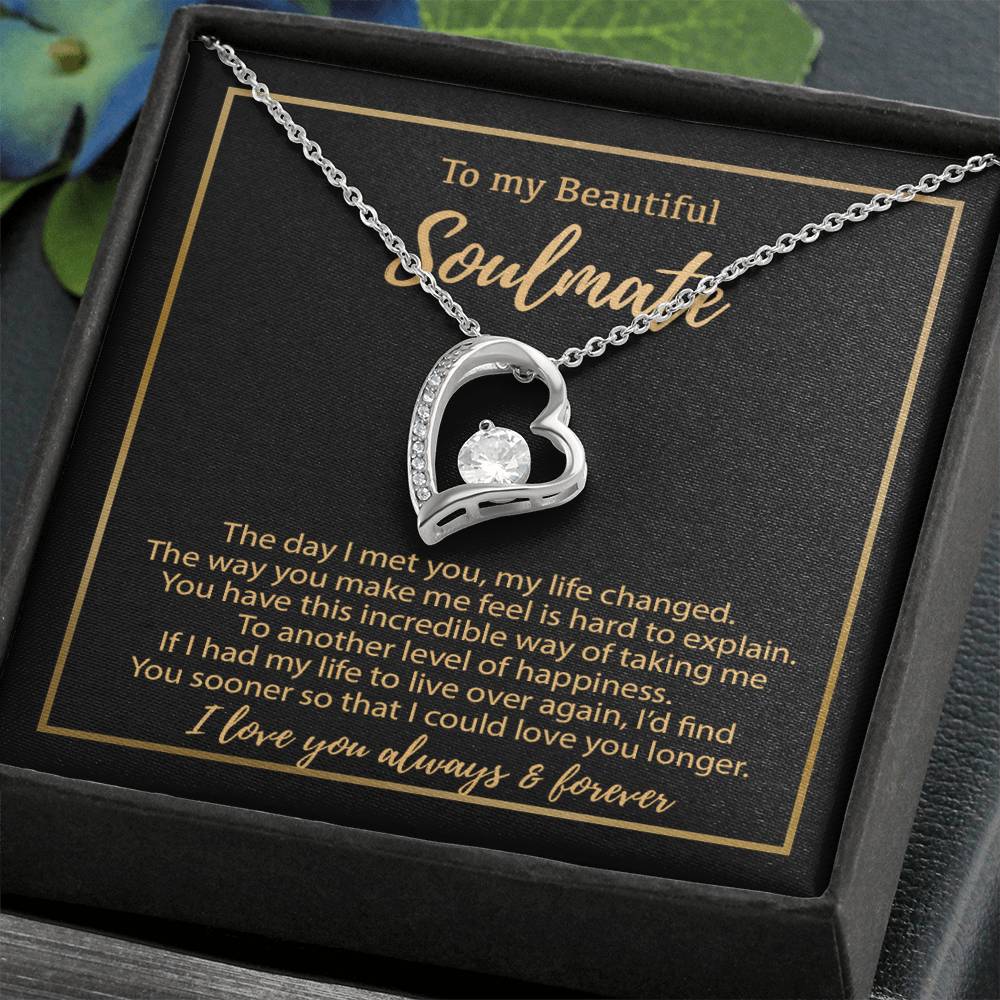 To My Soulmate Necklace,Anniversary, Valentine Gift for Wife, Girlfriend 18_12
