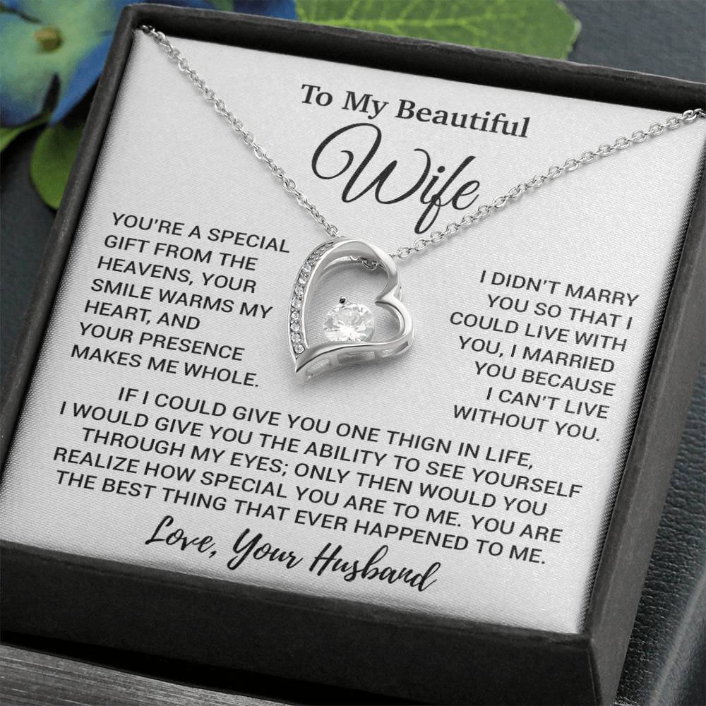To My Wife Necklace, Christmas Gifts For Women, Anniversary Gift For Wife 1_8