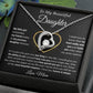 To My Daughter Necklace, Gift For Daughter From Mom, Daughter Birthday Gift
