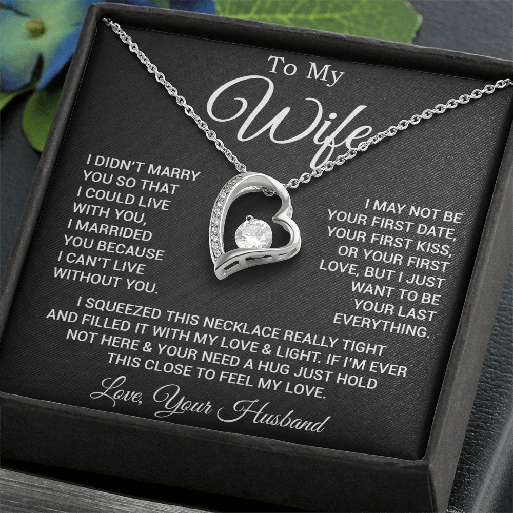 To My Wife Necklace, Gift For Wife, Anniversary Gift For Wife, Necklace For Wife 25_2