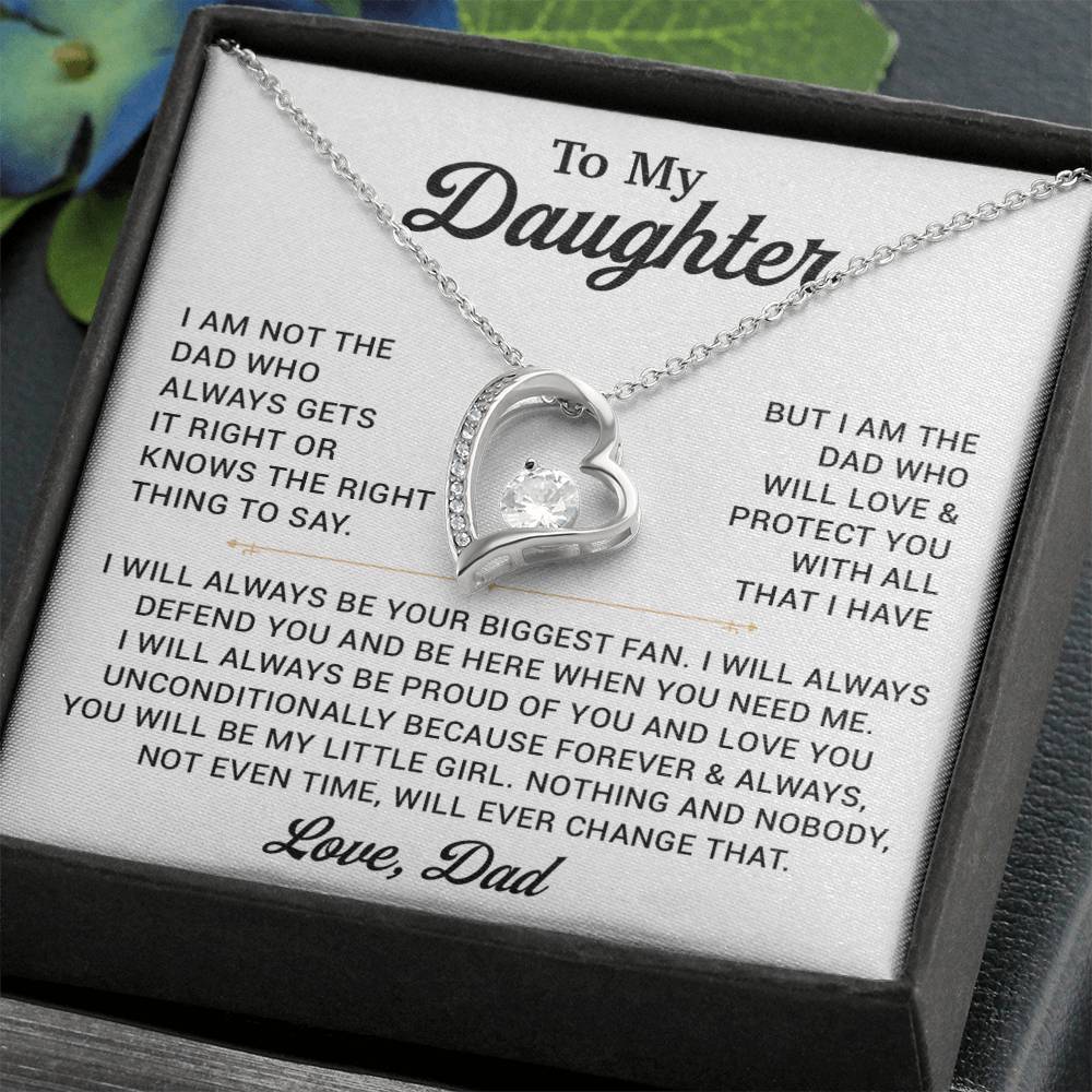 To My Daughter Necklace, Gift for Daughter from Dad, Father Daughter Necklace 1_11