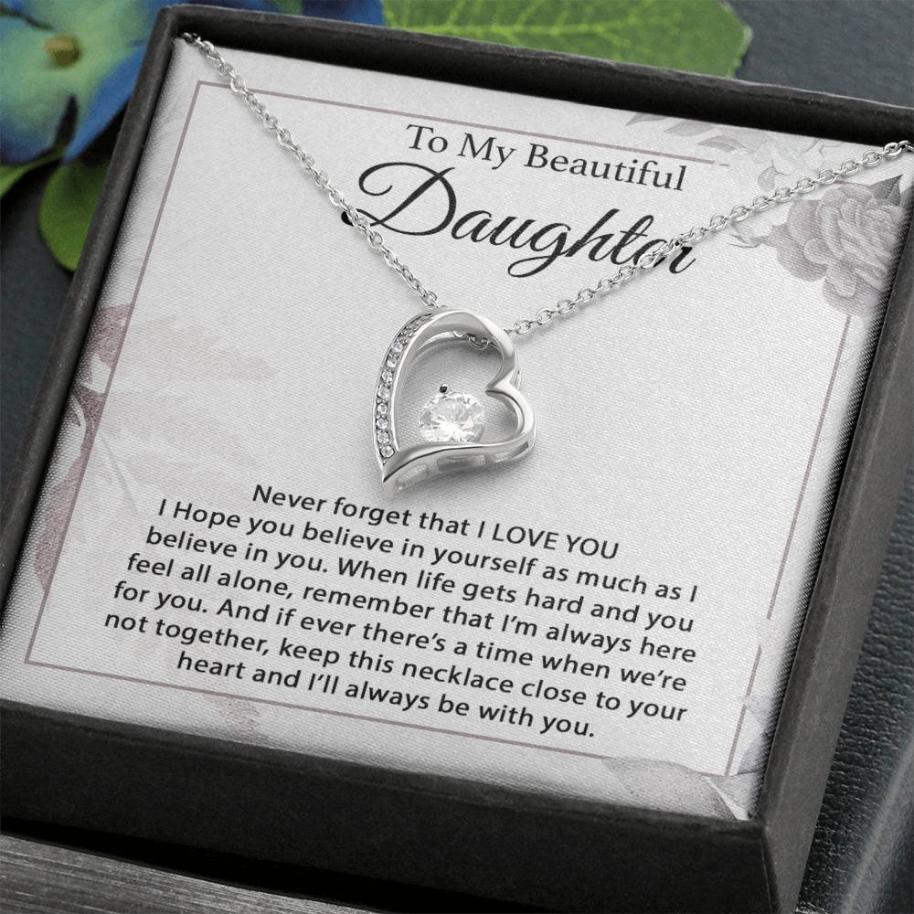 To My Daughter Necklace, Daughter Father Necklace, Daughter Gift From Dad, Mom 13_1