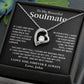 Custom To My Soulmate Necklace Gift For Girlfriend Wife Birthday Gifts Christmas Gifts