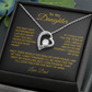 To My Daughter Necklace, Daughter Father Necklace, Daughter Gift From Dad 17_8_Gold