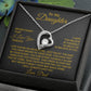 To My Daughter Necklace, Daughter Father Necklace, Daughter Gift From Dad 19_8_Gold