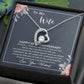 25th Anniversary Gift For Wife Necklace, 25 Year Anniversary, 25th Wedding Gift _Blue