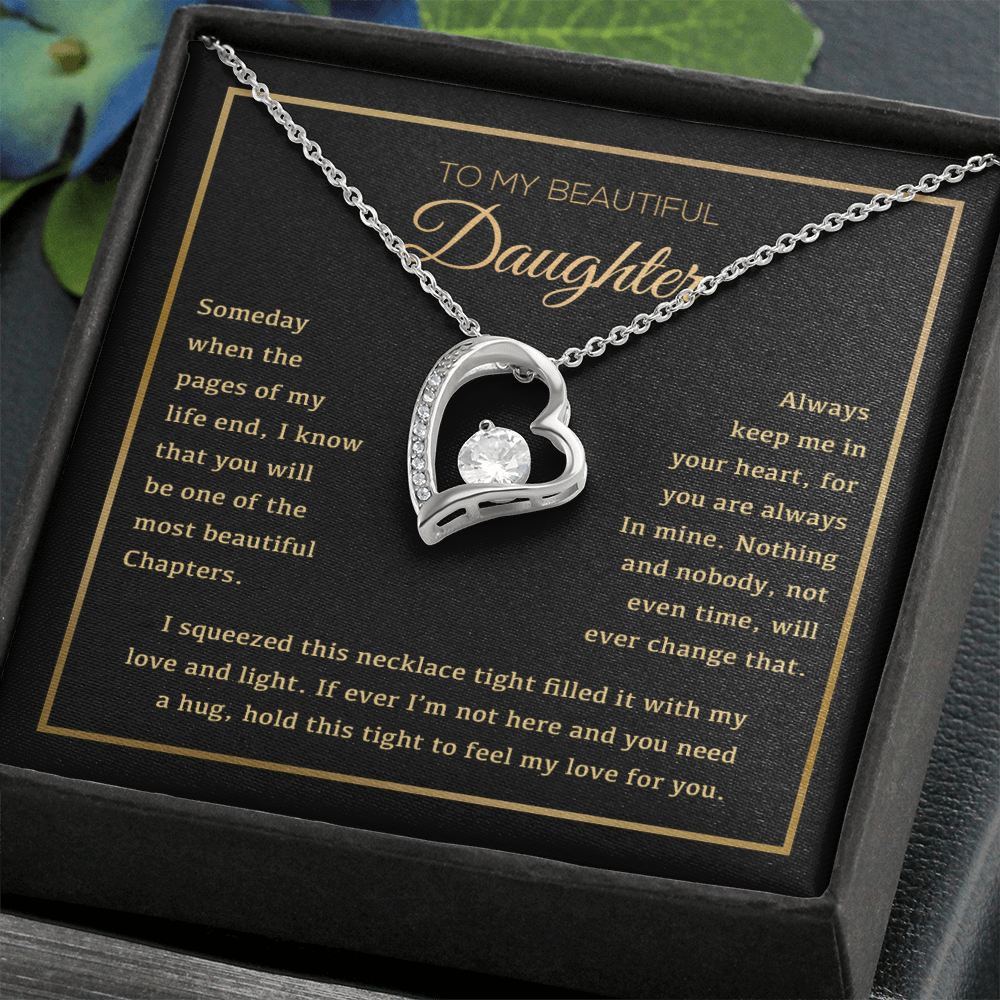 To My Daughter Necklace, Daughter Gift from Dad, Mom, Daughter Birthday Gift, Christmas Gift for Her 14_1