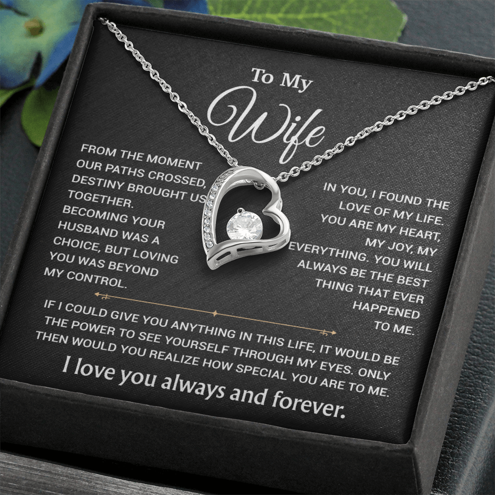 To My Wife Necklace, Christmas Gifts For Women, Anniversary Gift For Wife 25_2