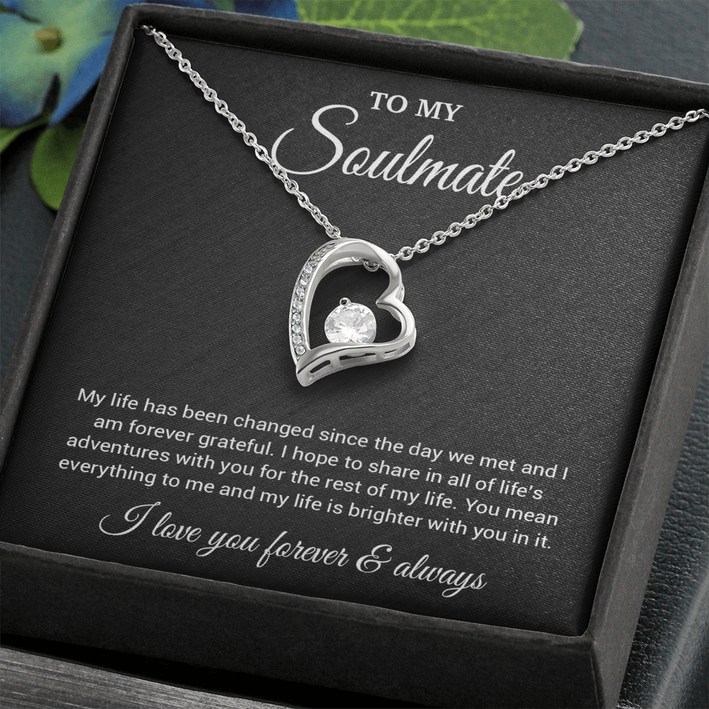 To My Soulmate Necklace, Valentines Day Gift, Gift For Wife, Anniversary Gift 1_4