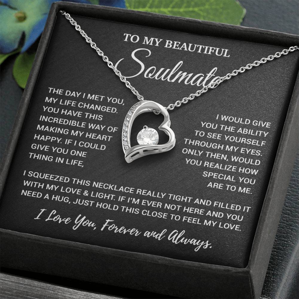 To My Soulmate Necklace, Valentines Day Gift, Gift For Wife, Anniversary Gift 30_2