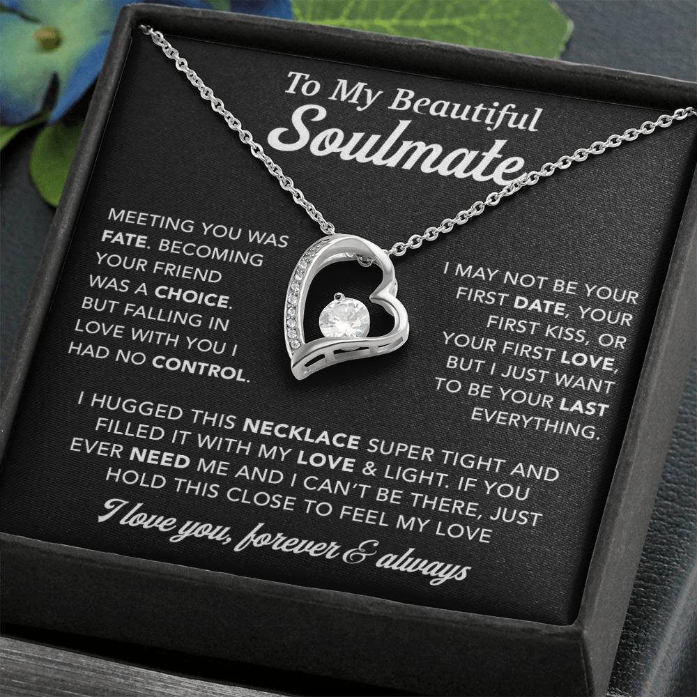 To My Soulmate Necklace, Birthday Gifts For Her, Christmas Gift For Soulmate 1_12_Black