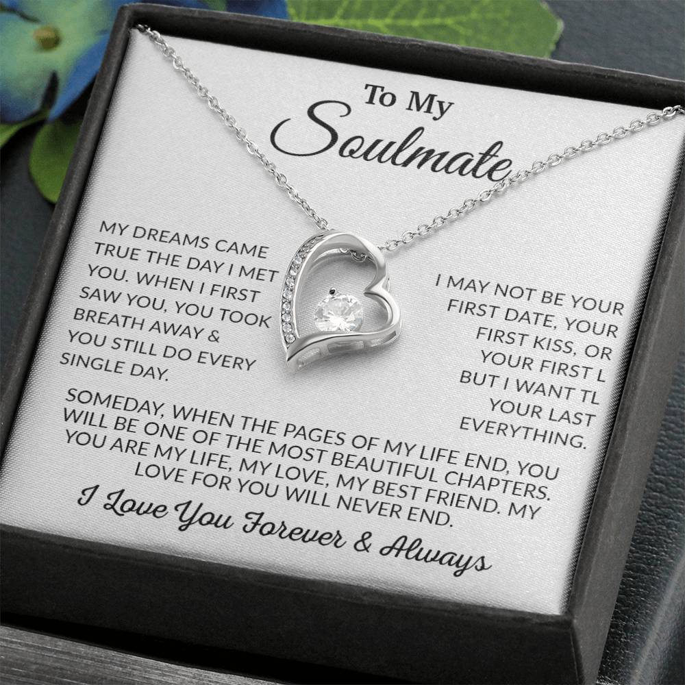 To My Soulmate Necklace, Gift for Wife, Girlfriend, Anniversary Gift 2_1