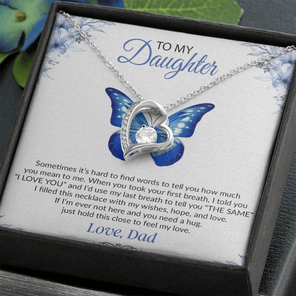 To My Daughter Necklace, Gift For Daughter From Dad, Daughter Father Necklace 1_12