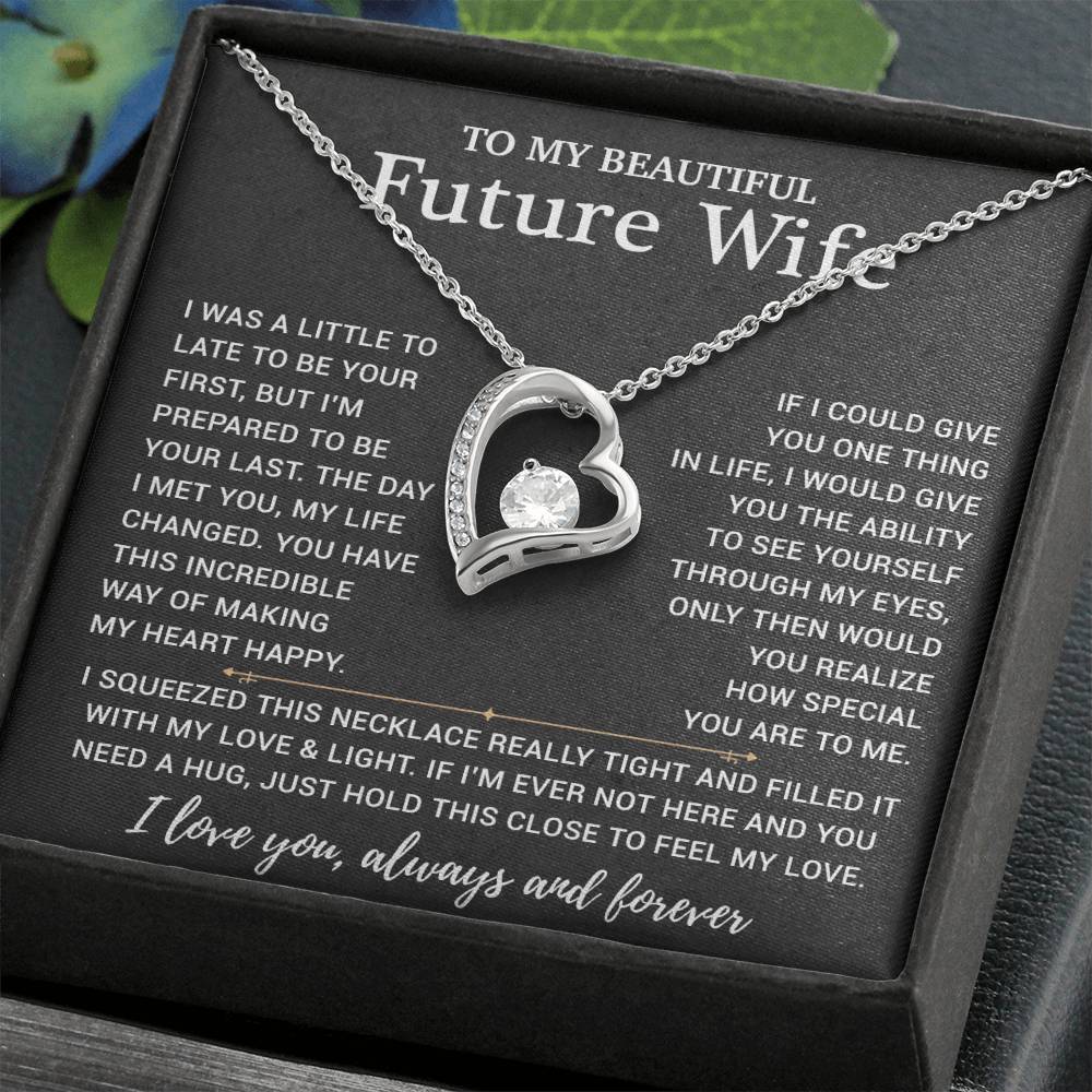 To My Beautiful Future Wife Necklace, Anniversary Birthday Christmas Gift for Her 10_11