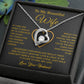 To My Wife Necklace, Gift For Wife, Anniversary Gift For Wife, Necklace For Wife 28_5_Gold
