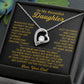To My Daughter Necklace, Daughter Father Necklace, Daughter Gift From Dad 18_8_Gold