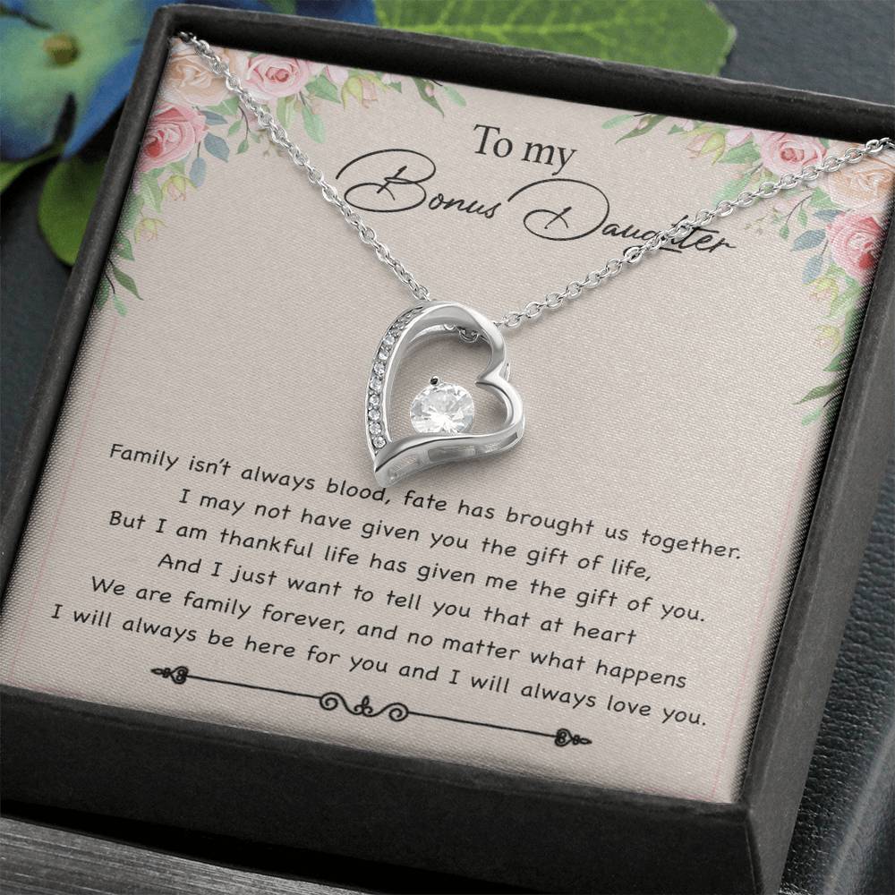 To my Bonus Daughter Necklace, Bonus Daughter, Step Daughter Gift 30_11