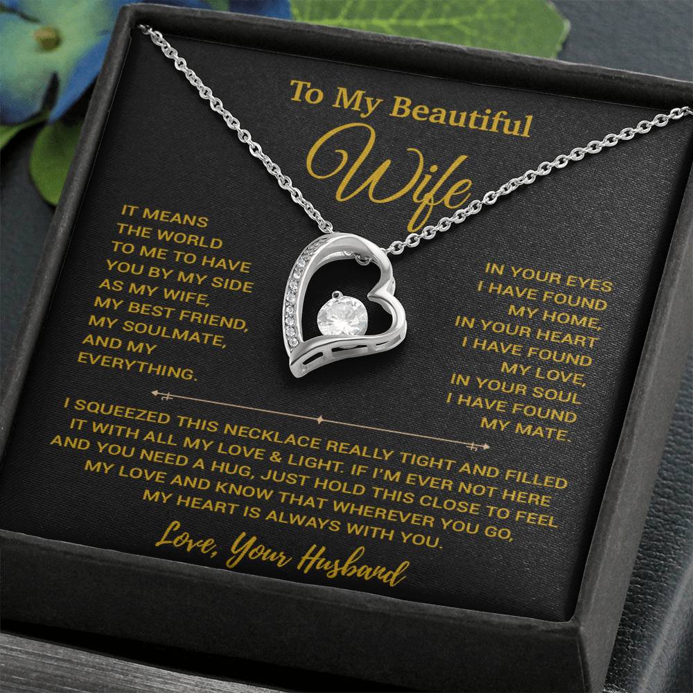 To My Wife Necklace, Vanlentines Gifts For Women, Anniversary Gift For Wife 20_1