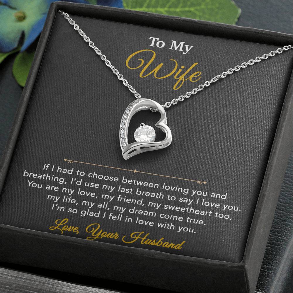 To My Wife Necklace, Wife Gift from Husband, Wife Birthday Gift, Christmas Gift 6_1